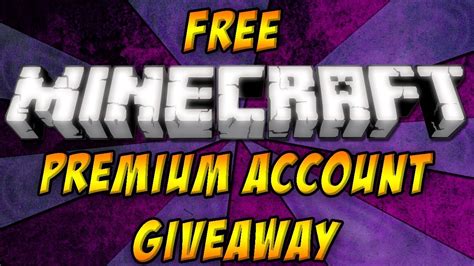 minecraft giveaway|minecraft premium account giveaway.